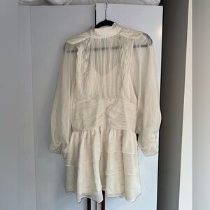 Express Tulle Dress - Cream - SIZE M - NWT
